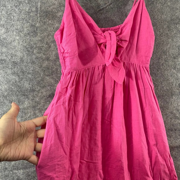 Tabitha Brown x Target Collab Midi Dress XS Pink Red Colorblock Tank A-Line - Picture 5 of 10